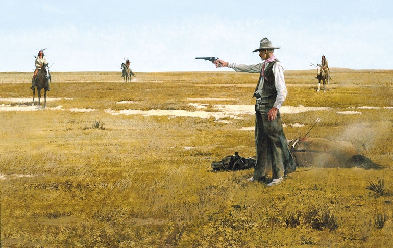 Иллюстрация к книге — Стрелки Дикого Запада. Шерифы, бандиты, ковбои, ганфайтеры [i_166.jpg]