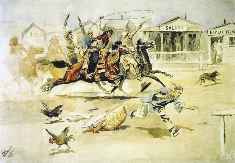 Иллюстрация к книге — Стрелки Дикого Запада. Шерифы, бандиты, ковбои, ганфайтеры [i_214.jpg]