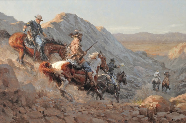 Иллюстрация к книге — Стрелки Дикого Запада. Шерифы, бандиты, ковбои, ганфайтеры [i_226.jpg]