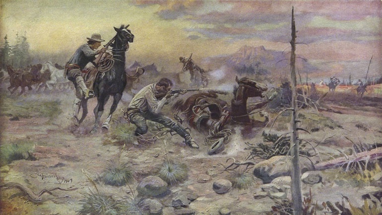 Иллюстрация к книге — Стрелки Дикого Запада. Шерифы, бандиты, ковбои, ганфайтеры [i_247.jpg]