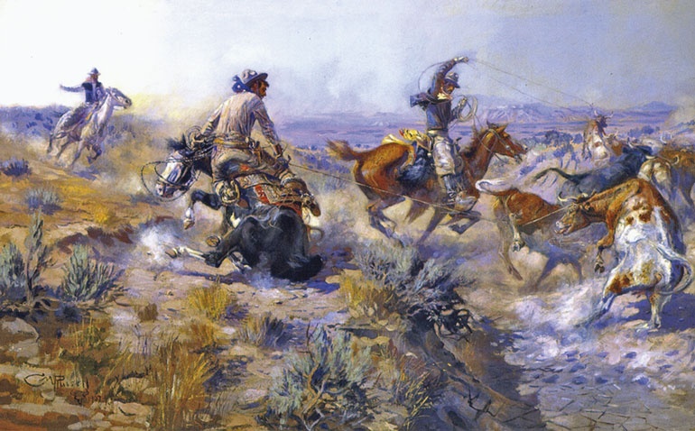 Иллюстрация к книге — Стрелки Дикого Запада. Шерифы, бандиты, ковбои, ганфайтеры [i_251.jpg]