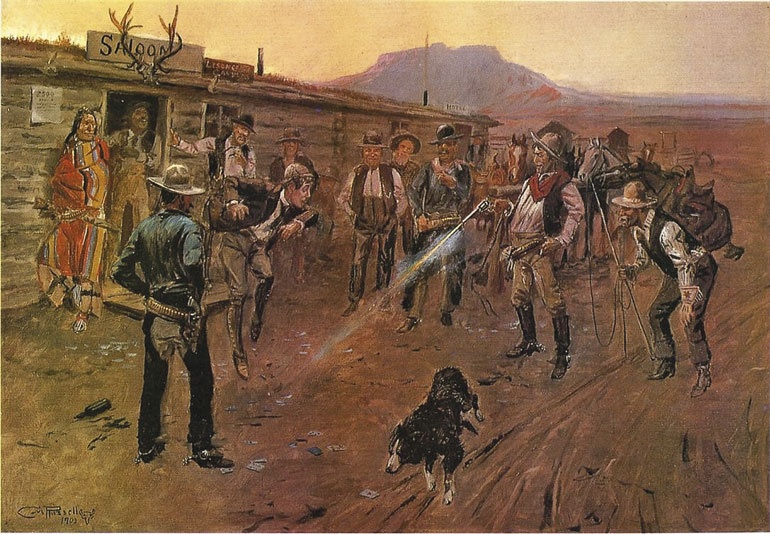 Иллюстрация к книге — Стрелки Дикого Запада. Шерифы, бандиты, ковбои, ганфайтеры [i_257.jpg]