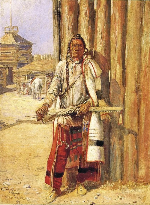 Иллюстрация к книге — Индейцы Дикого Запада в бою. &quot;Хороший день, чтобы умереть!&quot; [i_043.jpg]