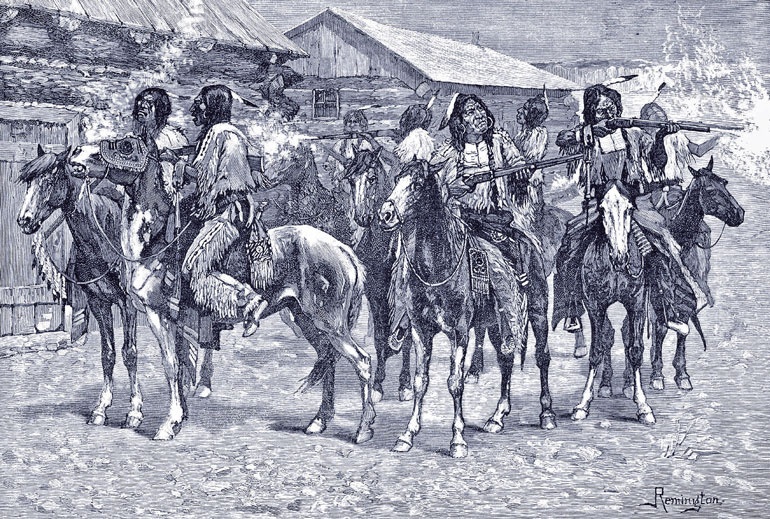 Иллюстрация к книге — Индейцы Дикого Запада в бою. &quot;Хороший день, чтобы умереть!&quot; [i_053.jpg]