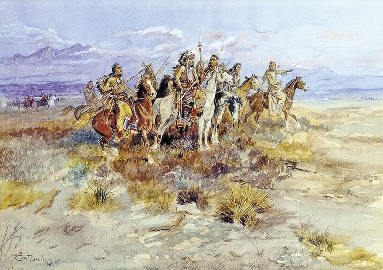 Иллюстрация к книге — Индейцы Дикого Запада в бою. &quot;Хороший день, чтобы умереть!&quot; [i_108.jpg]