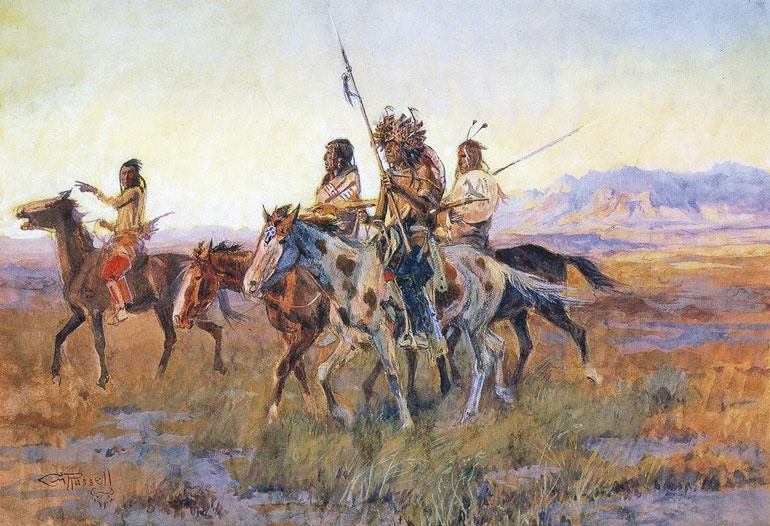 Иллюстрация к книге — Индейцы Дикого Запада в бою. &quot;Хороший день, чтобы умереть!&quot; [i_131.jpg]