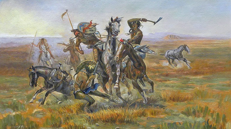 Иллюстрация к книге — Индейцы Дикого Запада в бою. &quot;Хороший день, чтобы умереть!&quot; [i_133.jpg]