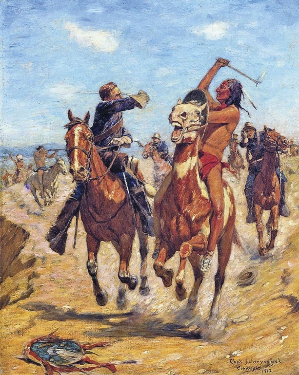 Иллюстрация к книге — Индейцы Дикого Запада в бою. &quot;Хороший день, чтобы умереть!&quot; [i_139.jpg]