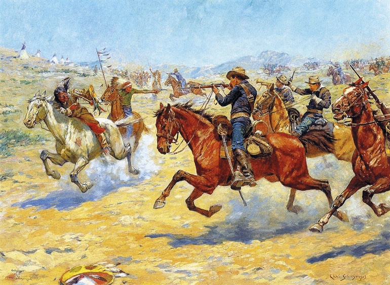 Иллюстрация к книге — Индейцы Дикого Запада в бою. &quot;Хороший день, чтобы умереть!&quot; [i_146.jpg]