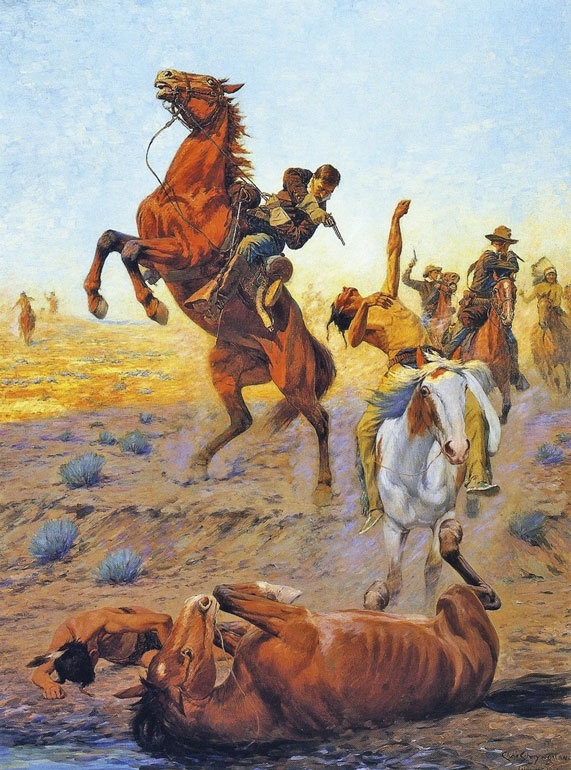 Иллюстрация к книге — Индейцы Дикого Запада в бою. &quot;Хороший день, чтобы умереть!&quot; [i_147.jpg]