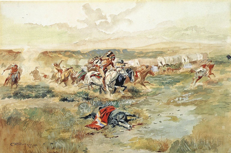 Иллюстрация к книге — Индейцы Дикого Запада в бою. &quot;Хороший день, чтобы умереть!&quot; [i_154.jpg]