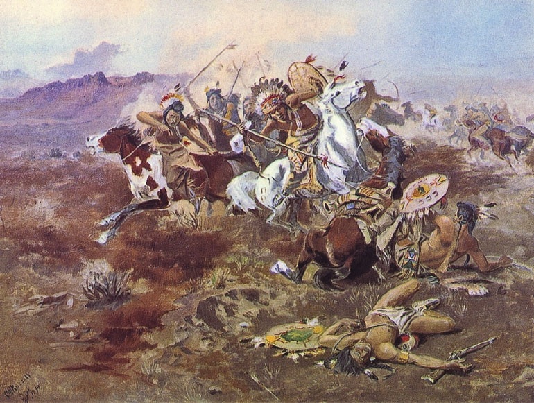 Иллюстрация к книге — Индейцы Дикого Запада в бою. &quot;Хороший день, чтобы умереть!&quot; [i_164.jpg]