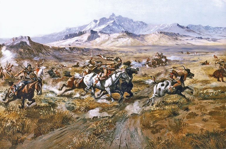 Иллюстрация к книге — Индейцы Дикого Запада в бою. &quot;Хороший день, чтобы умереть!&quot; [i_172.jpg]