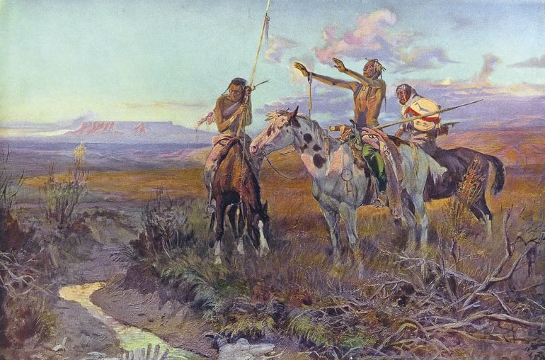 Иллюстрация к книге — Индейцы Дикого Запада в бою. &quot;Хороший день, чтобы умереть!&quot; [i_200.jpg]