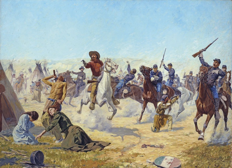 Иллюстрация к книге — Индейцы Дикого Запада в бою. &quot;Хороший день, чтобы умереть!&quot; [i_211.jpg]