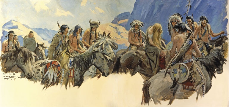 Иллюстрация к книге — Индейцы Дикого Запада в бою. &quot;Хороший день, чтобы умереть!&quot; [i_213.jpg]