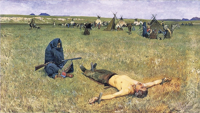 Иллюстрация к книге — Индейцы Дикого Запада в бою. &quot;Хороший день, чтобы умереть!&quot; [i_215.jpg]