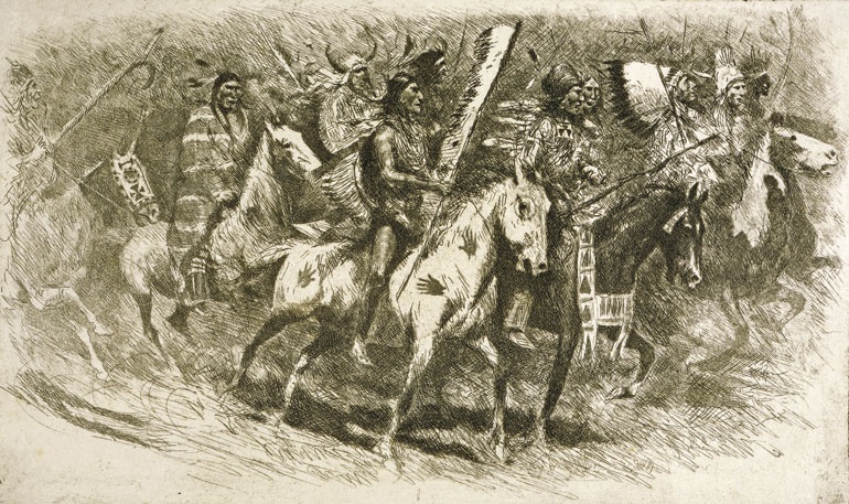 Иллюстрация к книге — Индейцы Дикого Запада в бою. &quot;Хороший день, чтобы умереть!&quot; [i_221.jpg]