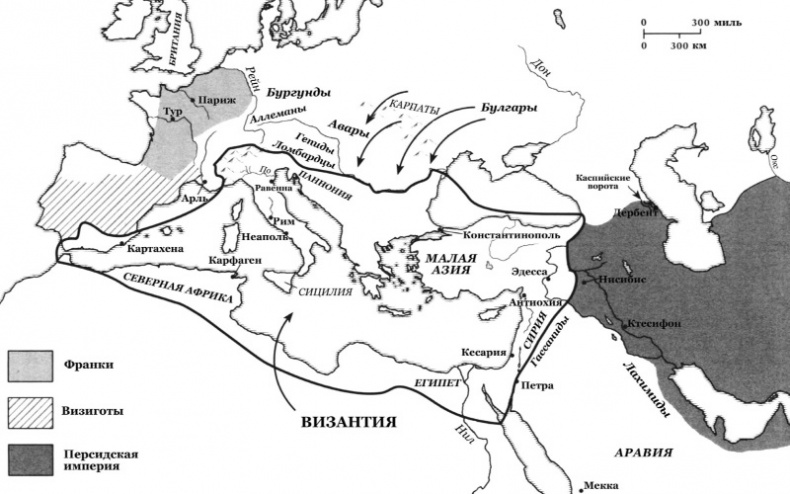 Иллюстрация к книге — История Средневекового мира. От Константина до первых Крестовых походов [i_075.jpg]
