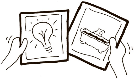 Иллюстрация к книге — Я хочу больше идей. Более 100 техник и упражнений для развития творческого мышления [i_064.jpg]