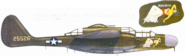 Иллюстрация к книге — Nortrop P-61 BLack Widow. Тяжелый ночной истребитель США [pic_174.jpg]