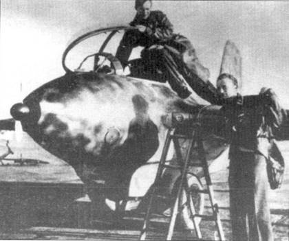 Иллюстрация к книге — Me 163 ракетный истребитель Люфтваффе [pic_79.jpg]