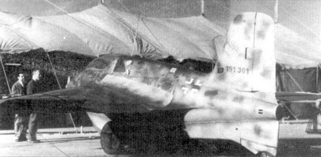 Иллюстрация к книге — Me 163 ракетный истребитель Люфтваффе [pic_93.jpg]