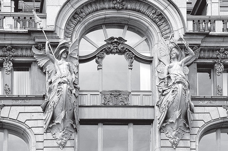 Иллюстрация к книге — Повести каменных горожан. Очерки о декоративной скульптуре Санкт-Петербурга [i_299.jpg]