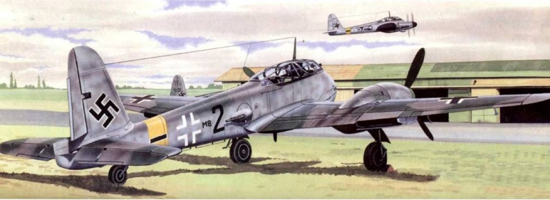 Иллюстрация к книге — Messershmitt Me 210/410 [pic_186.jpg]