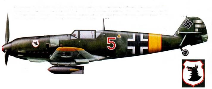 Иллюстрация к книге — Истребители Люфтваффе в небе СССР. Операция «Барбаросса» июнь – декабрь 1941 г. [pic_219.jpg]