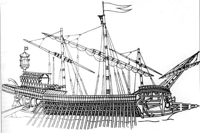 Иллюстрация к книге — Галеры. Эпоха ренессанса, 1470–1590 [pic_18.jpg]