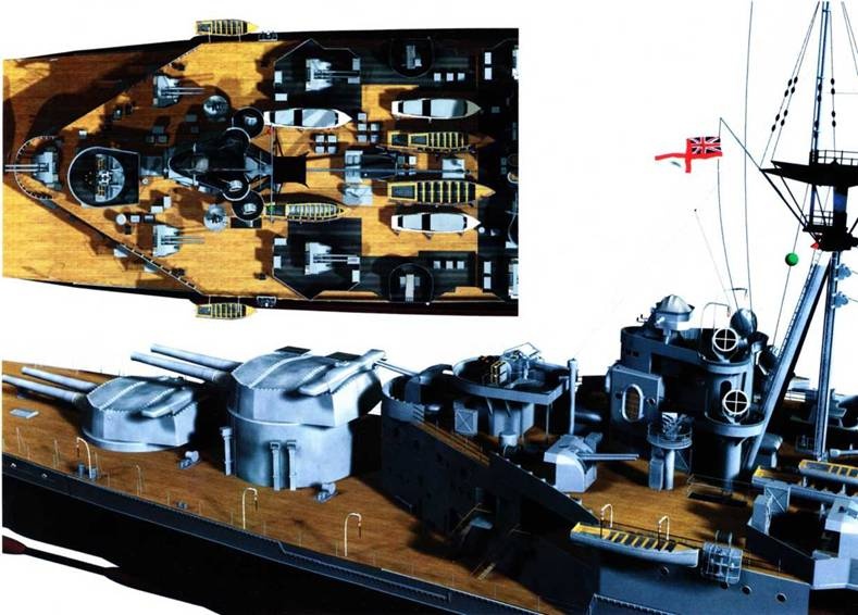 Иллюстрация к книге — Британский линейный крейсер «Hood» Крупным планом [pic_102.jpg]