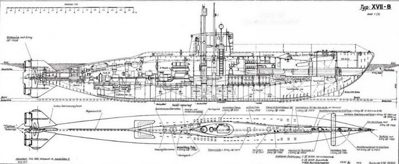 Иллюстрация к книге — Германские субмарины Тип XVII Крупным планом [pic_65.jpg]