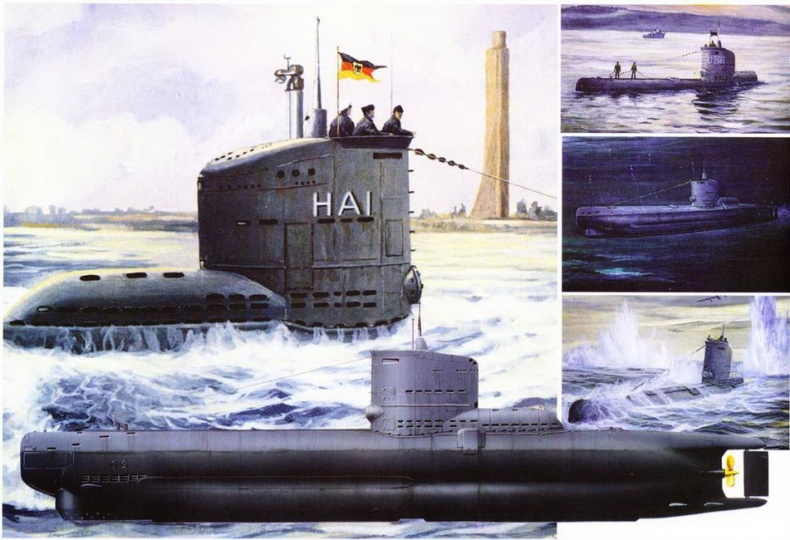 Иллюстрация к книге — Германские субмарины Тип XXIII крупным планом [pic_149.jpg]