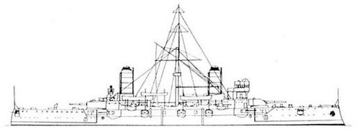 Иллюстрация к книге — Броненосные крейсера типа «Гарибальди» [pic_34.jpg]