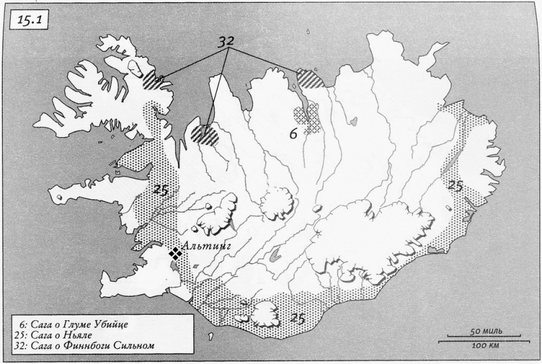 Иллюстрация к книге — Исландия эпохи викингов [map151.jpg]