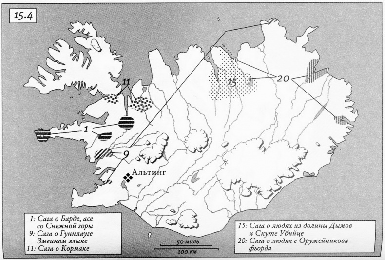 Иллюстрация к книге — Исландия эпохи викингов [map154.jpg]