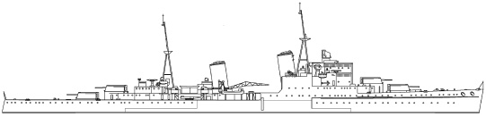 Иллюстрация к книге — Крейсера в бою. От фрегатов до "убийц авианосцев" [i_010.jpg]