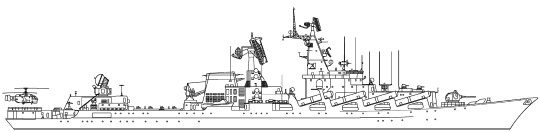 Иллюстрация к книге — Крейсера в бою. От фрегатов до &quot;убийц авианосцев&quot; [i_024.jpg]