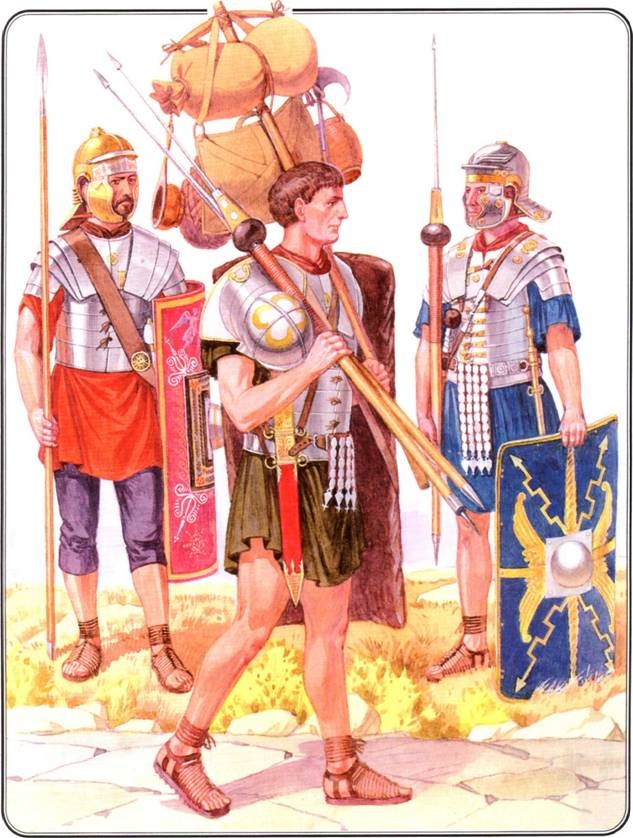 Иллюстрация к книге — Армия императорского Рима: I-II вв.н.э.: Униформа, вооружение, организация. Серия: Солдатъ [any2fbimgloader23.jpg]