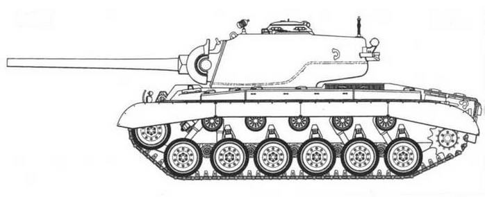 Иллюстрация к книге — От «Першинга» до «Паттона». Средние танки М26, М46 и М47 [img_5.jpg]