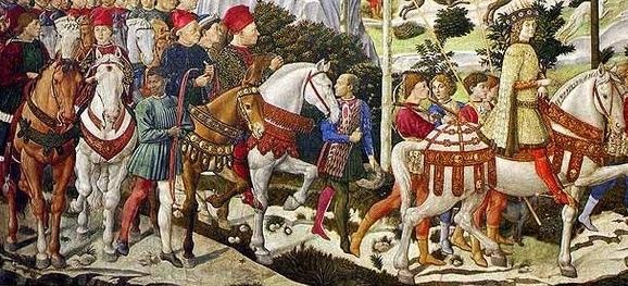 Иллюстрация к книге — Лоренцо Великолепный [gozzoli_magi_kosimo.jpg]