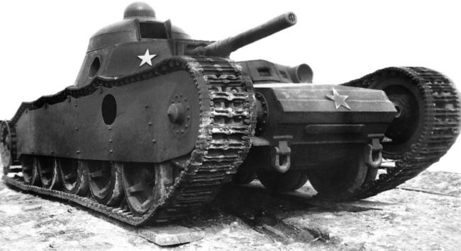 Иллюстрация к книге — Маневренные танки СССР Т-12, Т-24, ТГ, Д-4 и др. [i_058.jpg]