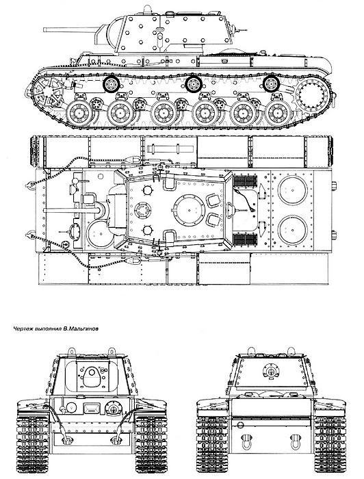 Иллюстрация к книге — Танк прорыва КВ. &quot;Клим Ворошилов&quot; [i_099.jpg]