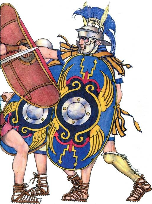 Иллюстрация к книге — Воины Рима. 1000 лет истории. Организация. Вооружение. Битвы [doc2fb_image_0200005b.jpg]