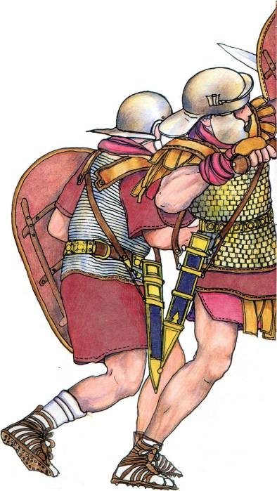 Иллюстрация к книге — Воины Рима. 1000 лет истории. Организация. Вооружение. Битвы [doc2fb_image_0200005c.jpg]