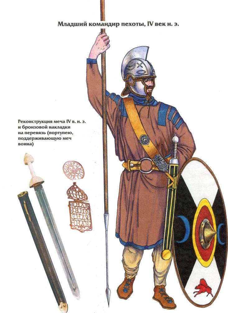 Иллюстрация к книге — Воины Рима. 1000 лет истории. Организация. Вооружение. Битвы [doc2fb_image_020000c6.jpg]