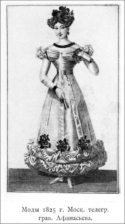 Иллюстрация к книге — Модные магазины и модистки Москвы первой половины XIX столетия [i_043.jpg]