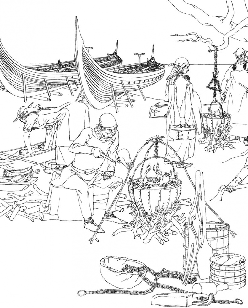 Иллюстрация к книге — Викинги – люди саги. Жизнь и нравы [i_034.jpg]