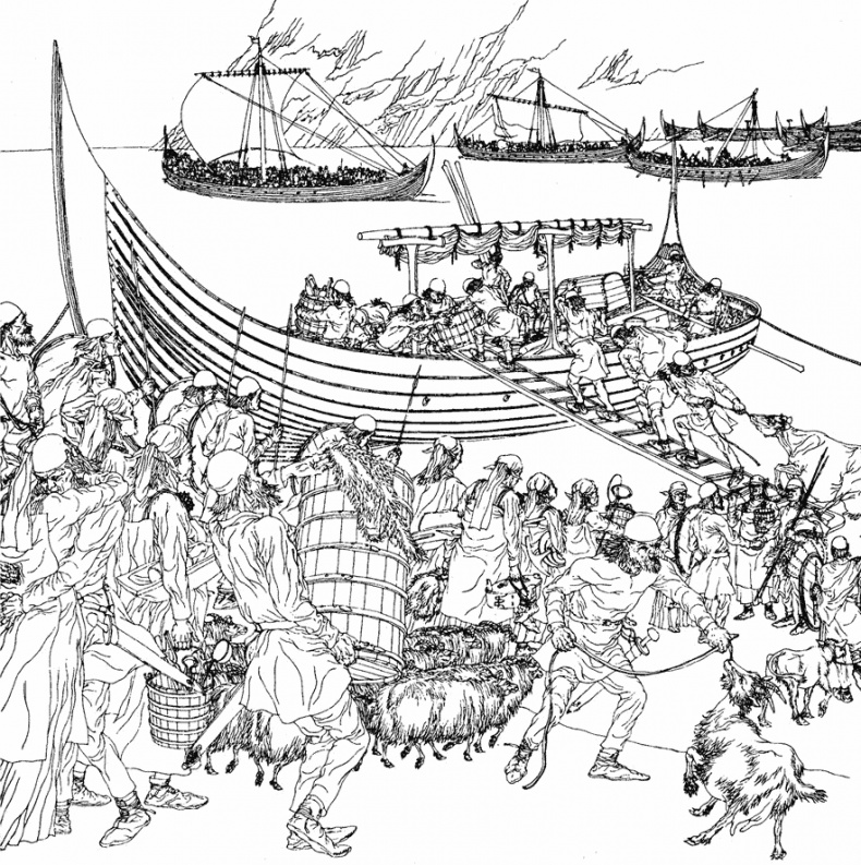 Иллюстрация к книге — Викинги – люди саги. Жизнь и нравы [i_036.jpg]